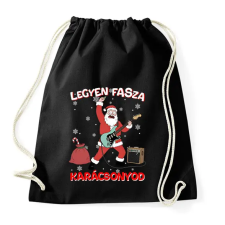PRINTFASHION Legyen fasza karácsonyod - Sportzsák, Tornazsák - Fekete tornazsák