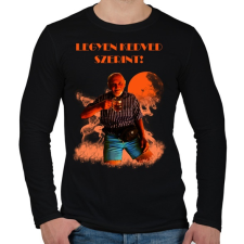 PRINTFASHION LEGYEN KEDVED SZERINT  - Férfi hosszú ujjú póló - Fekete férfi póló