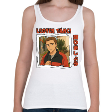 PRINTFASHION Legyen tánc mém - Női atléta - Fehér női trikó