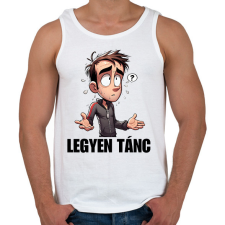 PRINTFASHION Legyen tánc - vicces mém karikatúra - Férfi atléta - Fehér atléta, trikó