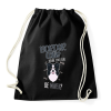 PRINTFASHION Lehet élni, de minek? - Border Collie - Sportzsák, Tornazsák - Fekete