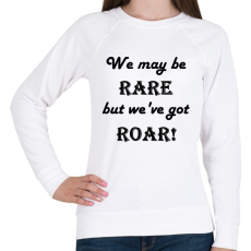 PRINTFASHION Lehet, hogy ritkák vagyunk - Női pulóver - Fehér