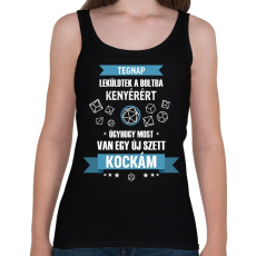 PRINTFASHION Leküldtek a boltba - Női atléta - Fekete