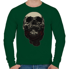 PRINTFASHION Lélekfaló - Férfi pulóver - Sötétzöld férfi pulóver, kardigán