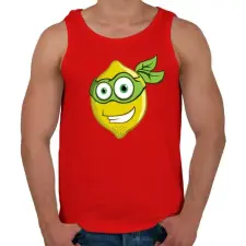 PRINTFASHION Lemon Hero - Férfi atléta - Piros atléta, trikó