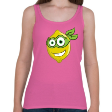 PRINTFASHION Lemon Hero - Női atléta - Rózsaszín női trikó