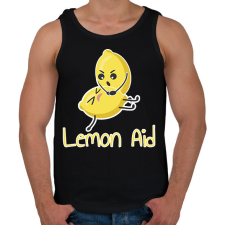 PRINTFASHION LemonAid - Férfi atléta - Fekete atléta, trikó