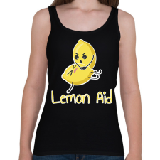 PRINTFASHION LemonAid - Női atléta - Fekete női trikó