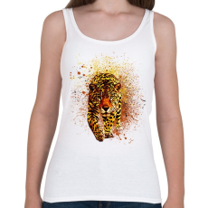 PRINTFASHION leopard abstrakt - Női atléta - Fehér