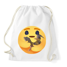 PRINTFASHION Leopárd gekkó - Sportzsák, Tornazsák - Fehér tornazsák