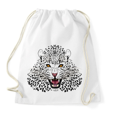PRINTFASHION Leopard Jaguar Cheetah Black panther - Sportzsák, Tornazsák - Fehér tornazsák