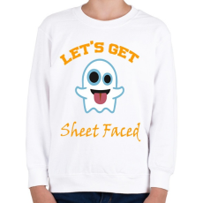 PRINTFASHION Lepedőt elő! - Gyerek pulóver - Fehér