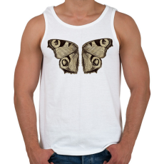 PRINTFASHION Lepkeszárny - Férfi atléta - Fehér
