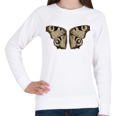 PRINTFASHION Lepkeszárny - Női pulóver - Fehér
