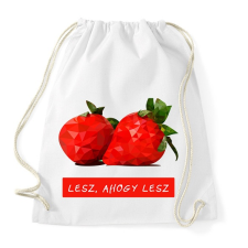 PRINTFASHION Lesz, ahogy lesz - Sportzsák, Tornazsák - Fehér tornazsák