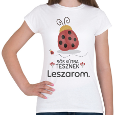 PRINTFASHION Leszarom - Női póló - Fehér női póló