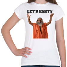 PRINTFASHION Let's party - Női póló - Fehér női póló