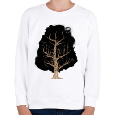 PRINTFASHION Let the tree grow - Gyerek pulóver - Fehér gyerek pulóver, kardigán