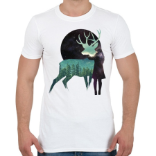 PRINTFASHION Let the universe love you - Férfi póló - Fehér férfi póló