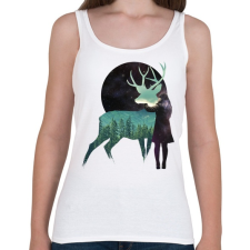 PRINTFASHION Let the universe love you - Női atléta - Fehér női trikó