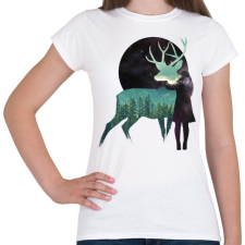 PRINTFASHION Let the universe love you - Női póló - Fehér női póló