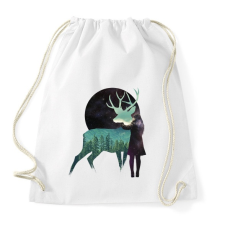 PRINTFASHION Let the universe love you - Sportzsák, Tornazsák - Fehér tornazsák