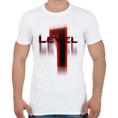 PRINTFASHION level_1 - Férfi póló - Fehér