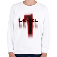 PRINTFASHION level_1 - Gyerek pulóver - Fehér
