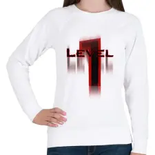 PRINTFASHION level_1 - Női pulóver - Fehér női pulóver, kardigán