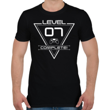 PRINTFASHION level-complete-07-white - Férfi póló - Fekete férfi póló
