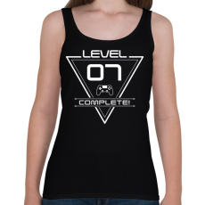 PRINTFASHION level-complete-07-white - Női atléta - Fekete