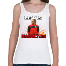 PRINTFASHION Lewis Hamilton Ferrari - Női atléta - Fehér