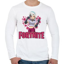 PRINTFASHION Lexa Fortnite - Férfi hosszú ujjú póló - Fehér férfi póló