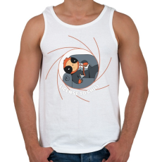 PRINTFASHION Licence to chill - nyugi van - Férfi atléta - Fehér