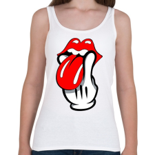 PRINTFASHION Lick it! - Női atléta - Fehér női trikó
