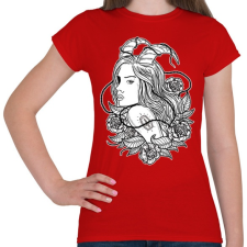 PRINTFASHION Lidérc - Női póló - Piros női póló