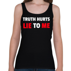 PRINTFASHION LIE TO ME - Női atléta - Fekete