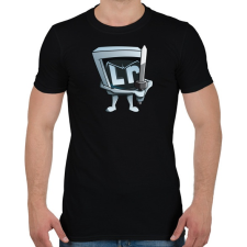 PRINTFASHION Light - Férfi póló - Fekete férfi póló