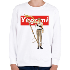 PRINTFASHION Light Yagami - Gyerek pulóver - Fehér gyerek pulóver, kardigán