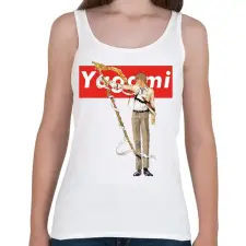 PRINTFASHION Light Yagami - Női atléta - Fehér női trikó