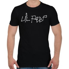 PRINTFASHION LIL PEEP - Férfi póló - Fekete
