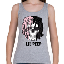 PRINTFASHION Lil Peep - Női atléta - Sport szürke női trikó