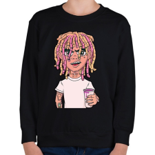 PRINTFASHION Lil Pump - Gyerek pulóver - Fekete gyerek pulóver, kardigán