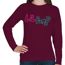 PRINTFASHION Lil Pump színes - Női pulóver - Bordó női pulóver, kardigán