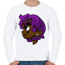PRINTFASHION Lil uzi vert - Férfi pulóver - Fehér férfi pulóver, kardigán