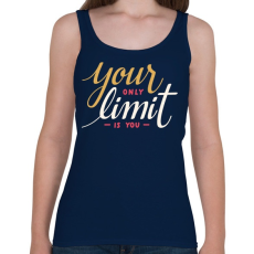 PRINTFASHION Limit - Női atléta - Sötétkék