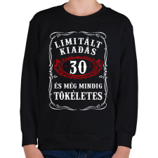 PRINTFASHION Limitált kiadás - 30 éves - Gyerek pulóver - Fekete gyerek pulóver, kardigán
