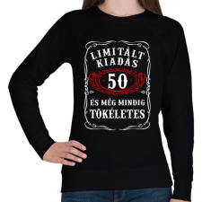 PRINTFASHION Limitált kiadás - 50 - Női pulóver - Fekete női pulóver, kardigán