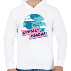 PRINTFASHION Limitált kiadás - Föld - Férfi kapucnis pulóver - Fehér