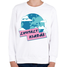 PRINTFASHION Limitált kiadás - Föld - Gyerek pulóver - Fehér